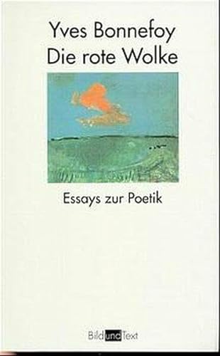 Die rote Wolke. Essays zur Poetik (Bild und Text) von Fink (Wilhelm)